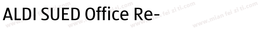 ALDI SUED Office Re字体转换
